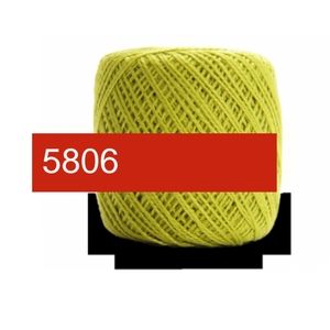 5/$15 Circulo Rubi Brilhante Green 5806 40m 5g Mercerized Cotton